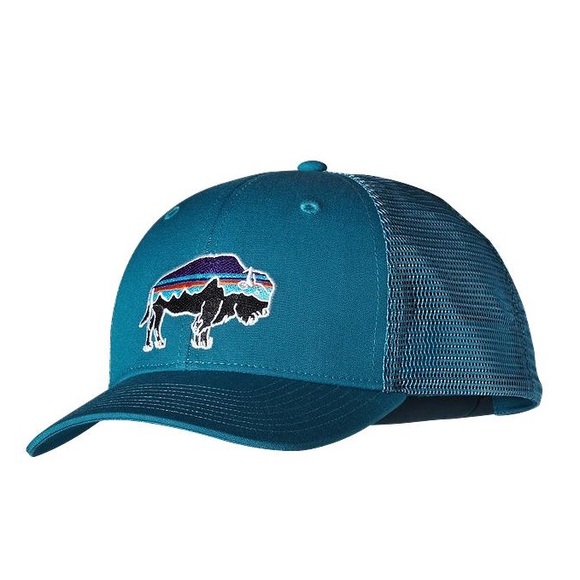 Nwt Patagonia Buffalo Blue Trucker Hat 